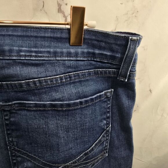 NYDJ Jeans Womens 12 Marilyn Straight Dark High Rise Denim Not Your Daughters - Picture 11 of 12